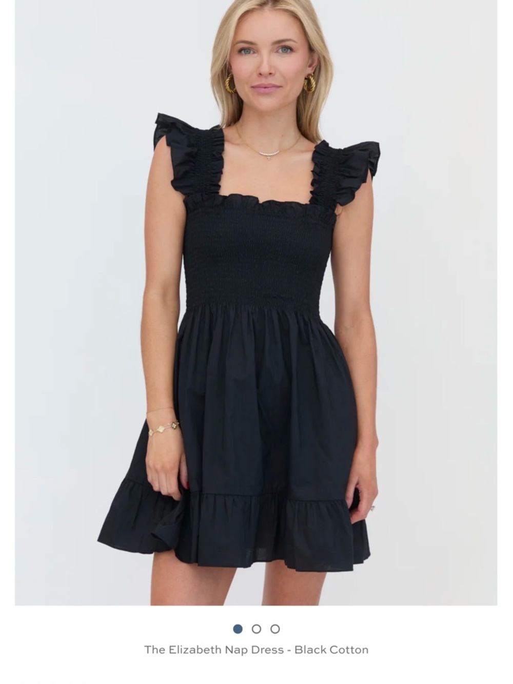 Hill House The Elizabeth Nap Mini Dress — Black